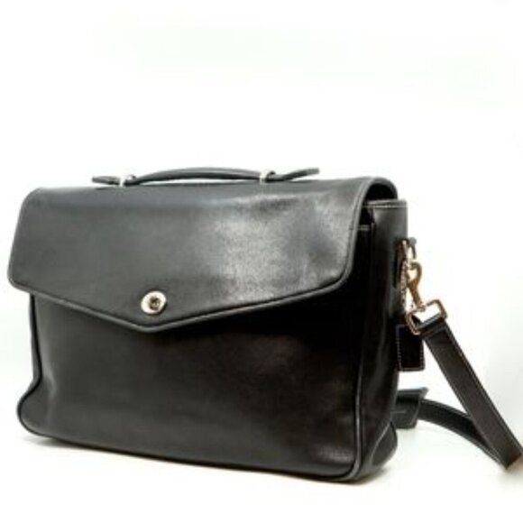COACH | Morgan #6457 LEATHER LAPTOP MESSENGER BAG - Picture 1 of 14
